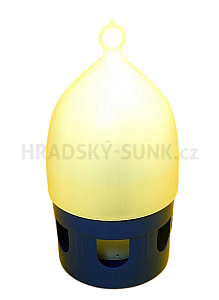 Napáječka plastová pro holuby 5l s uchem, F
